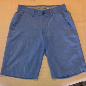Blue Under Armour Golf Shorts